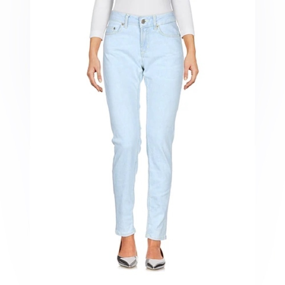 Dondup denim skinny jeans light wash size 28